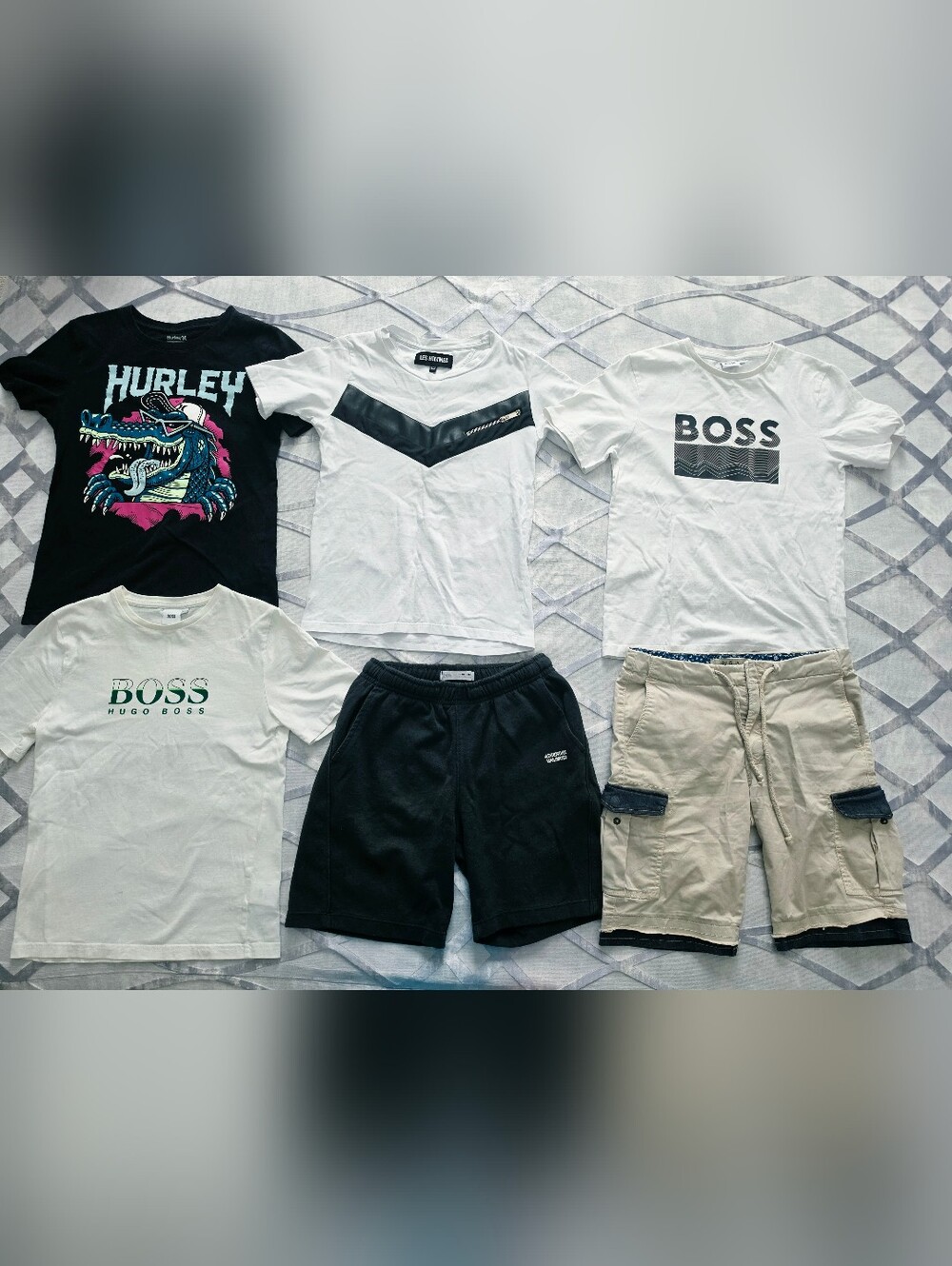 Boy's Designer Clothing lot. Sz 10 (Boss, Zara, Hurley, Less Hommes)